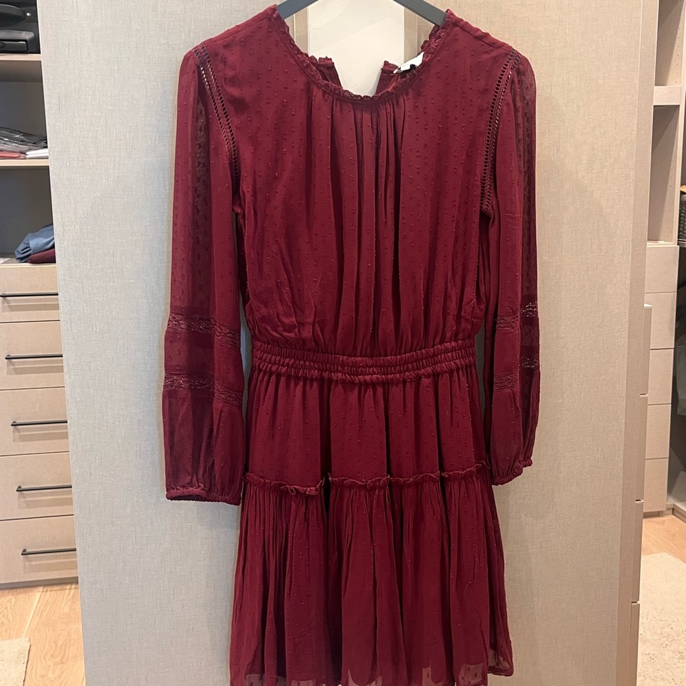 Darling XS Misa burgundy dress, WORN ONCE !
